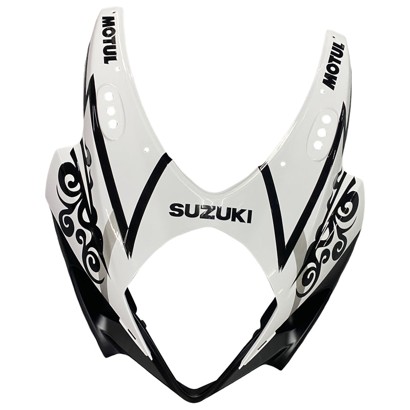 Fairings 2007-2008 Suzuki GSXR 1000 White Black Alstare Racing Generic