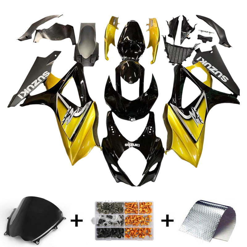 Amotopart Suzuki GSXR1000 2007-2008 Fairing Kit Bodywork Plastic ABS