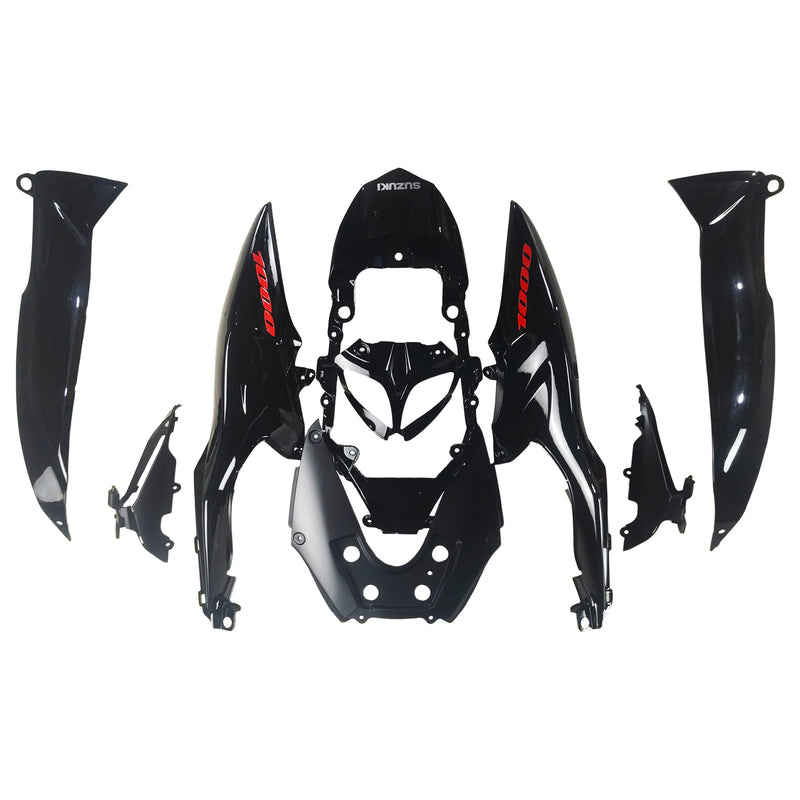 Fairings 2009-2016 Suzuki GSXR 1000 All Black GSXR  Generic