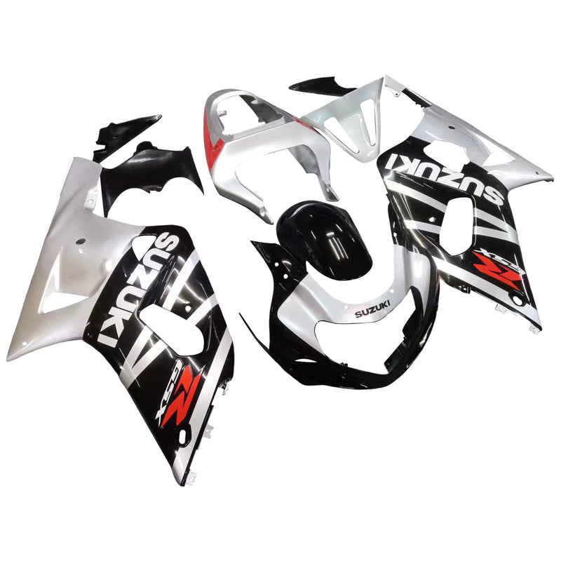 Fairings 2001-2003 Suzuki GSXR 600 Black & Silver GSXR Racing Generic