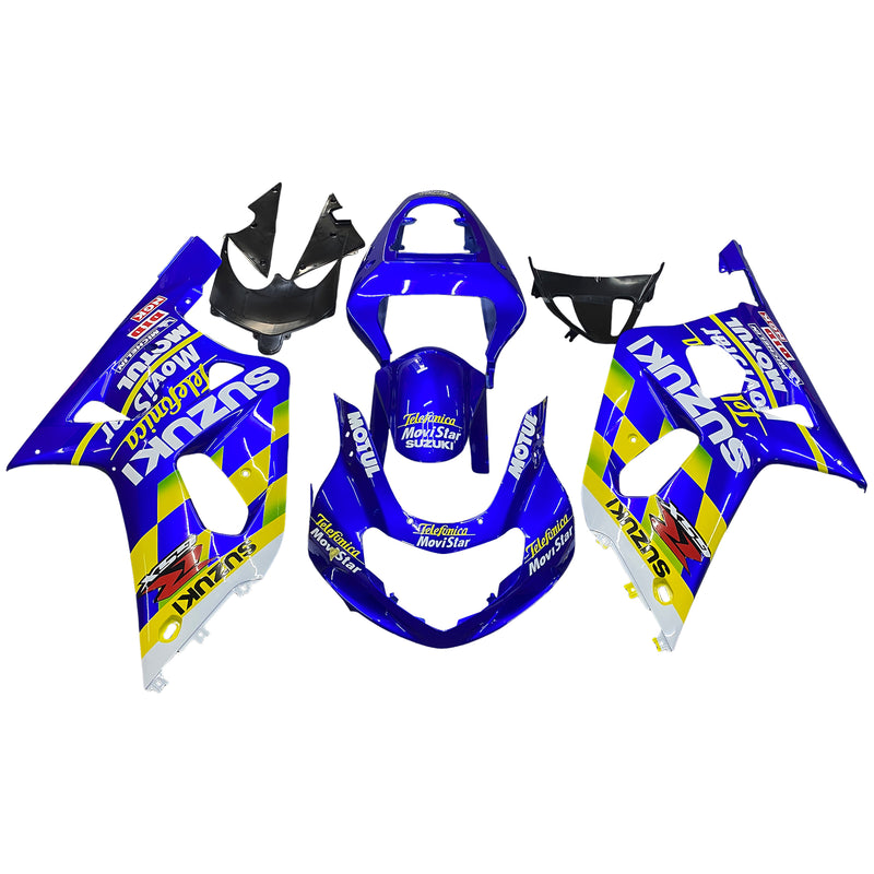 Fairings 2001-2003 Suzuki GSXR 600 Blue Movistar Suzuki  Generic