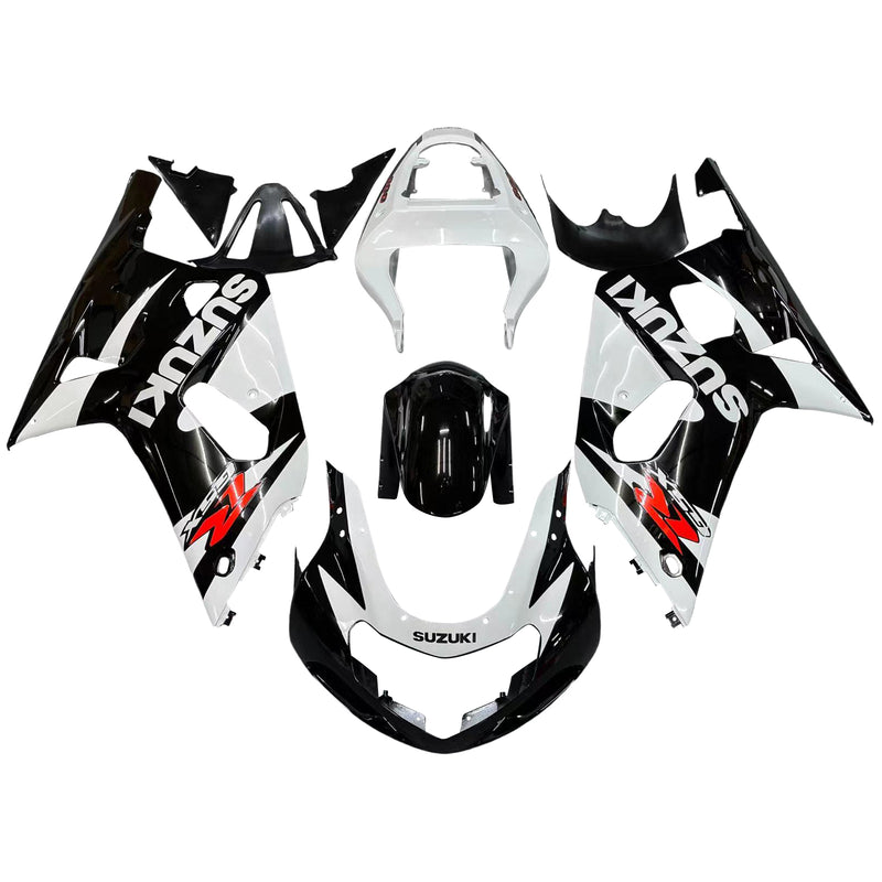 Fairings 2001-2003 Suzuki GSXR 600 Black & White GSXR  Generic