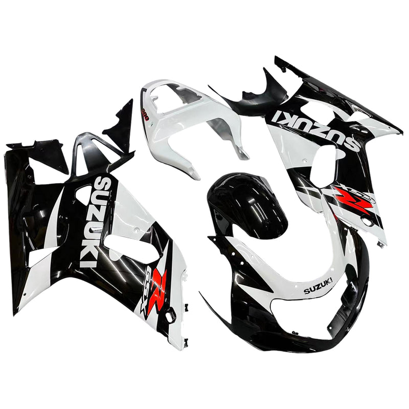 Fairings 2001-2003 Suzuki GSXR 600 Black & White GSXR  Generic