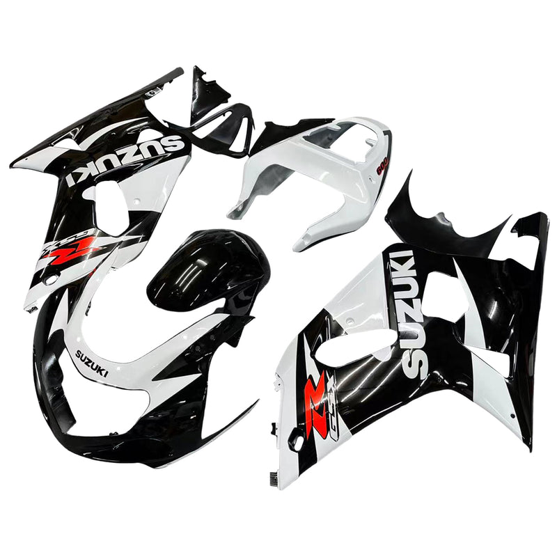 Fairings 2001-2003 Suzuki GSXR 600 Black & White GSXR Racing Generic