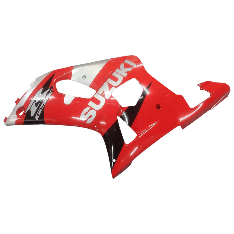 Fairings 2001-2003 Suzuki GSXR 600 Red Silver Black GSXR  Generic