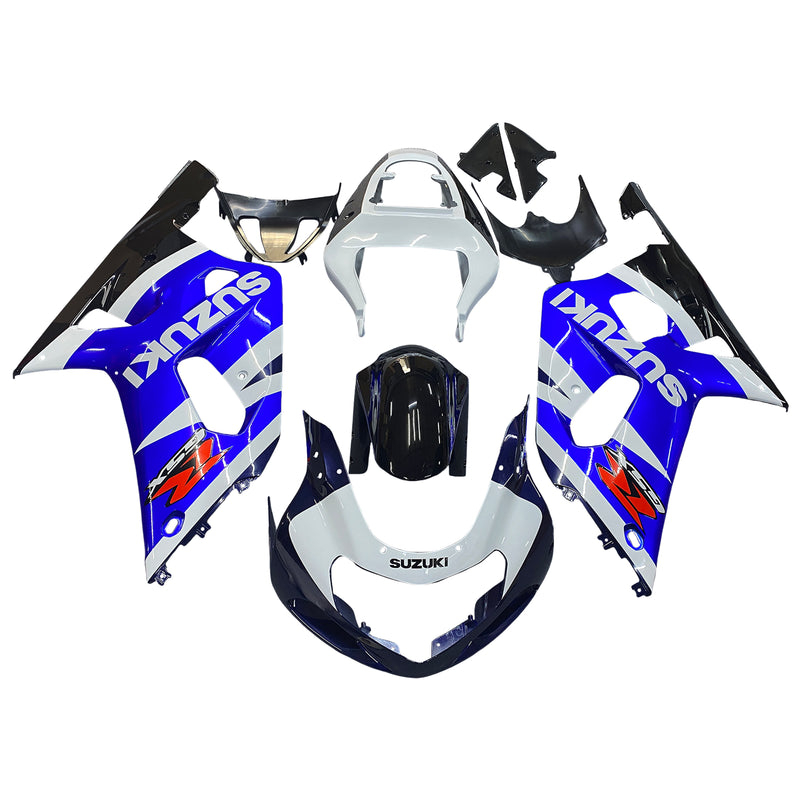 Fairings 2001-2003 Suzuki GSXR 600 Blue White Black GSXR  Generic