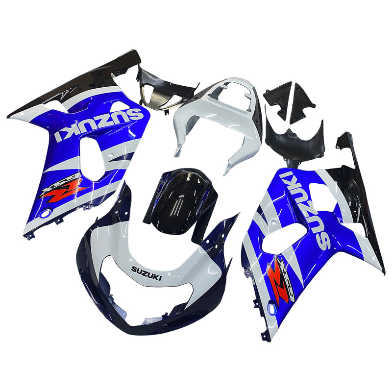 Fairings 2001-2003 Suzuki GSXR 600 Blue White Black GSXR  Generic