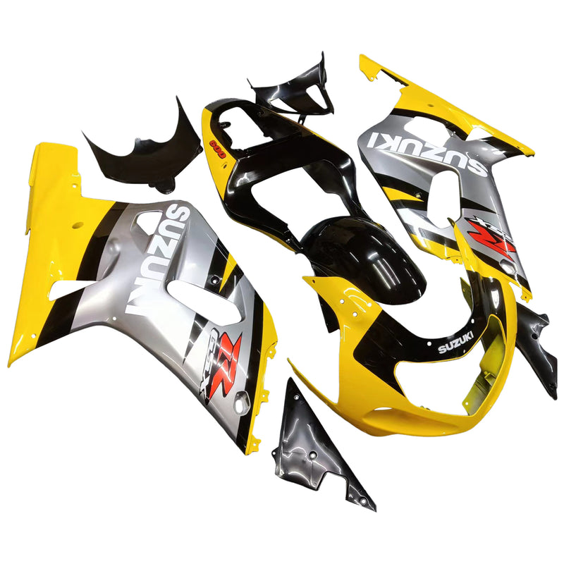 Fairings 2001-2003 Suzuki GSXR 600 Yellow & Silver GSXR  Generic