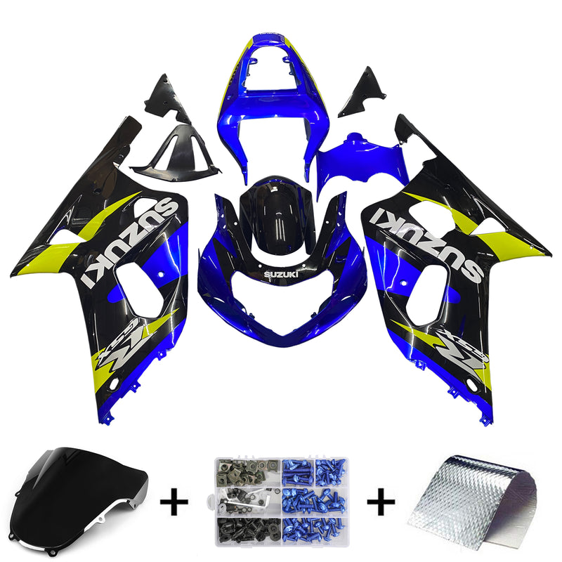 Fairings 2001-2003 Suzuki GSXR 600 Blue & Black GSXR  Generic