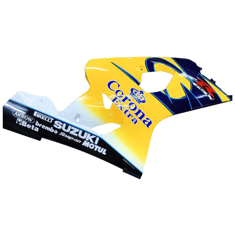 Fairings 2004-2005 Suzuki GSXR 600 750 Yellow Blue Corona GSXR Racing Generic