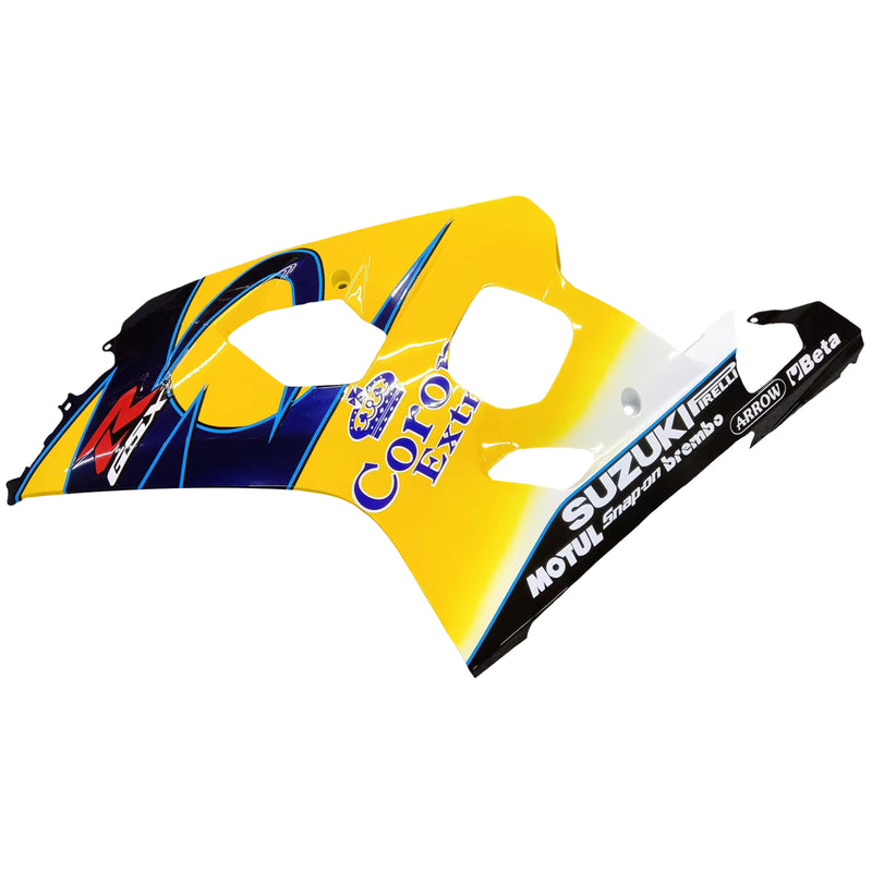 Fairings 2004-2005 Suzuki GSXR 600 750 Yellow Blue Corona GSXR Racing Generic