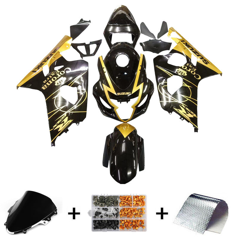 Amotopart Suzuki GSXR 600/750 2004-2005 K4 Fairing Kit Bodywork Plastic ABS