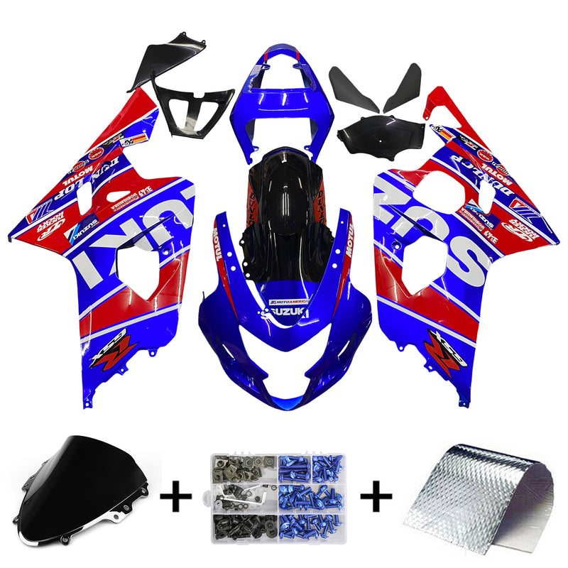 Suzuki GSXR 600/750 2004-2005 Fairing Kit Bodywork Plastic ABS