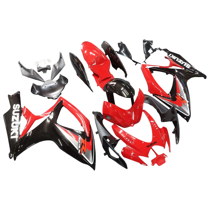 Fairings 2006-2007 Suzuki GSXR 600 750 Red & Black GSXR Racing Generic