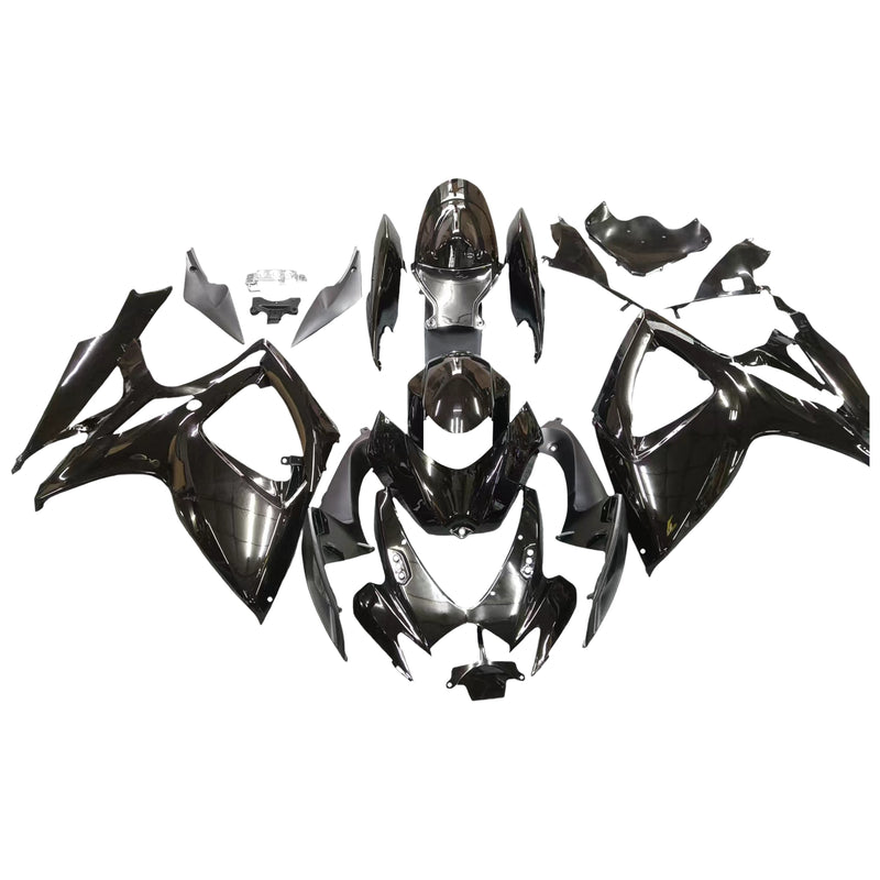 Fairings 2006-2007 Suzuki GSXR 600 750 All Black GSXR   Generic