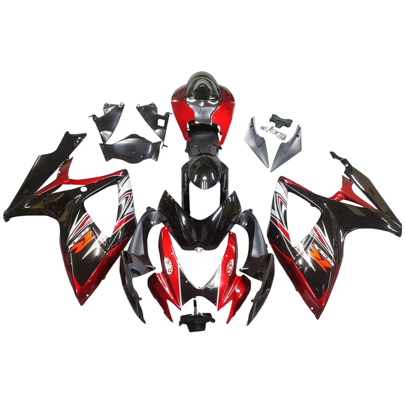 Amotopart Suzuki GSXR 600/750 2006-2007 K6 Fairing Kit Bodywork Plastic ABS