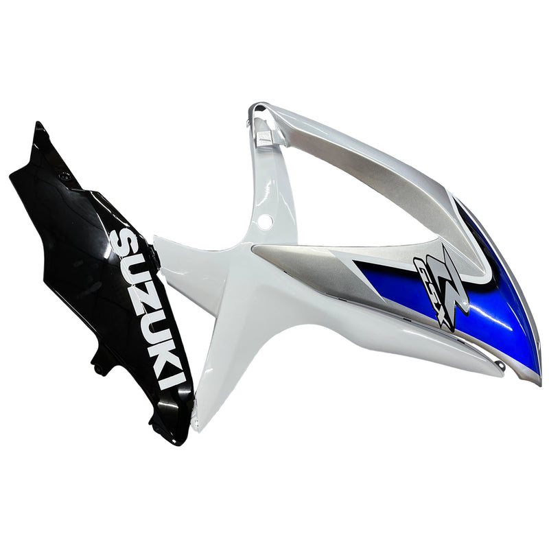 Fairings 2008-2010 Suzuki GSXR 600 750 Silver White GSXR  Generic