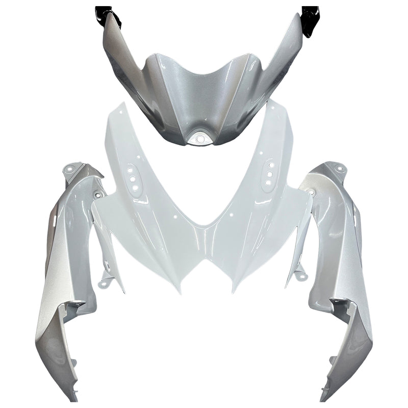 Fairings 2008-2010 Suzuki GSXR 600 750 Silver White GSXR  Generic