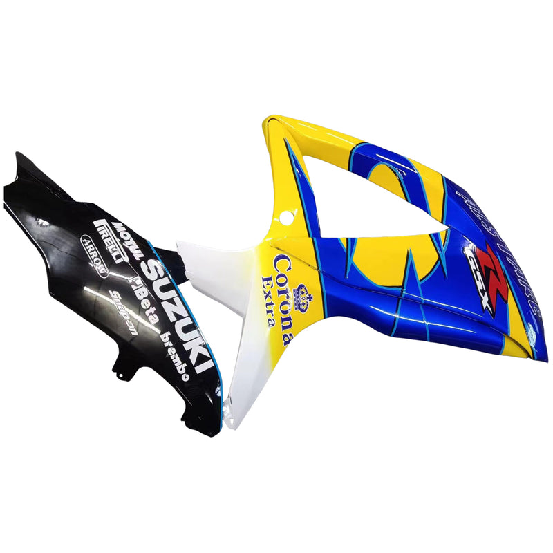 Fairings 2008-2010 Suzuki GSXR 600 750 Yellow Blue Alstare Corona Racing Generic