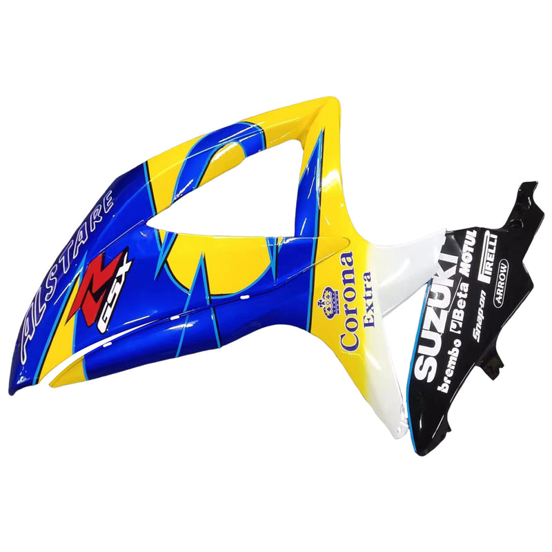 Fairings 2008-2010 Suzuki GSXR 600 750 Yellow Blue Alstare Corona Racing Generic