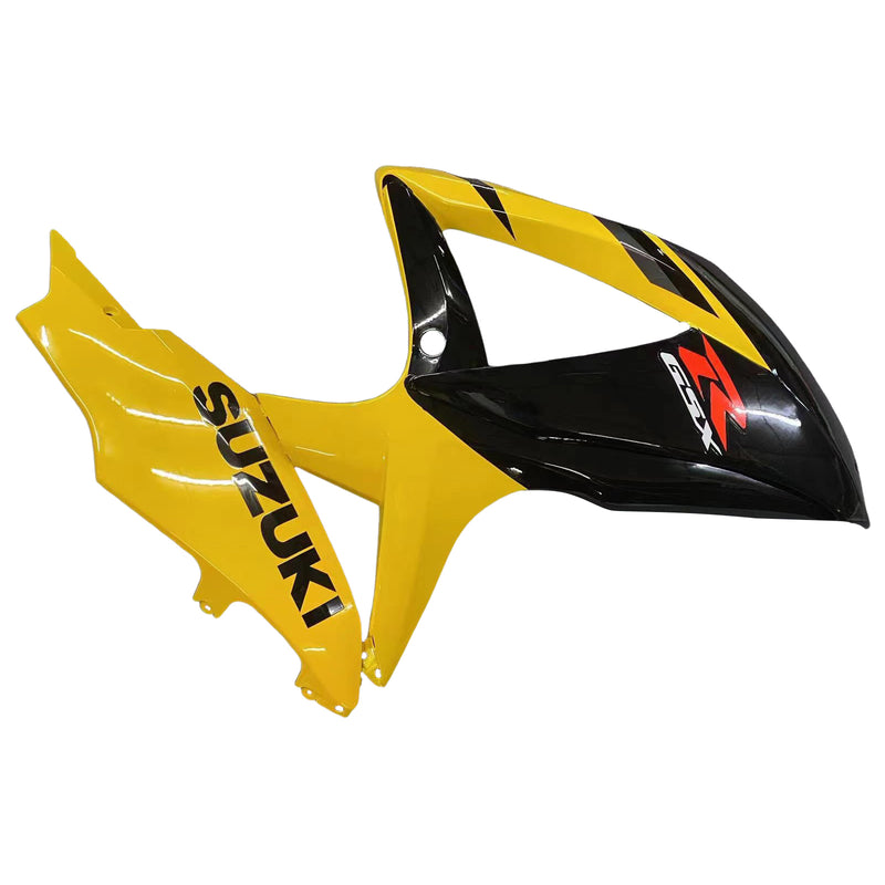 Fairings 2008-20 10Suzuki GSXR 600 750 Black & Yellow GSXR Racing Generic