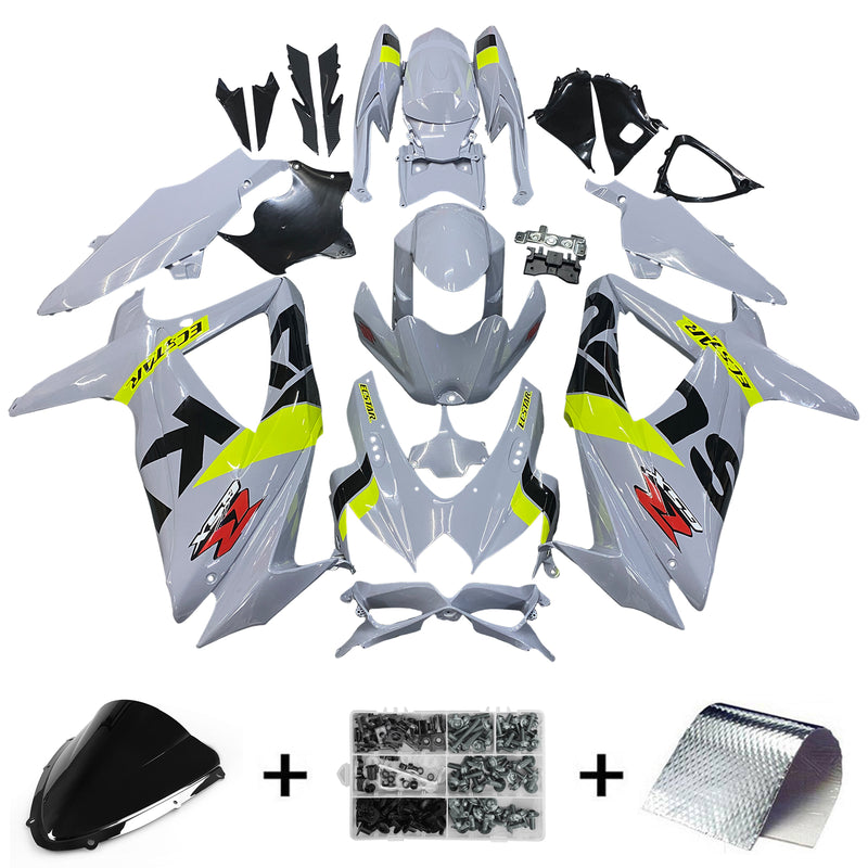 Amotopart Suzuki GSXR 600/750 2008-2010 K8 Fairing Kit Bodywork Plastic ABS