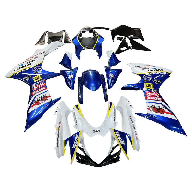 Fairings Plastics 2011-2023 Suzuki GSXR600 GSXR750 K11 Blue White Dunlop  Generic