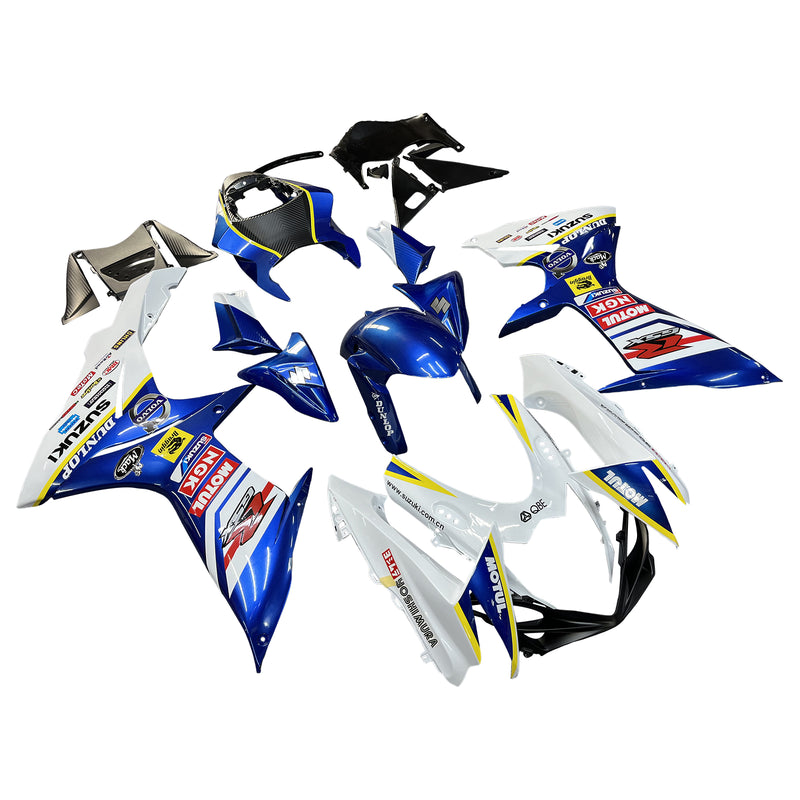 Fairings Plastics 2011-2023 Suzuki GSXR600 GSXR750 K11 Blue White Dunlop  Generic