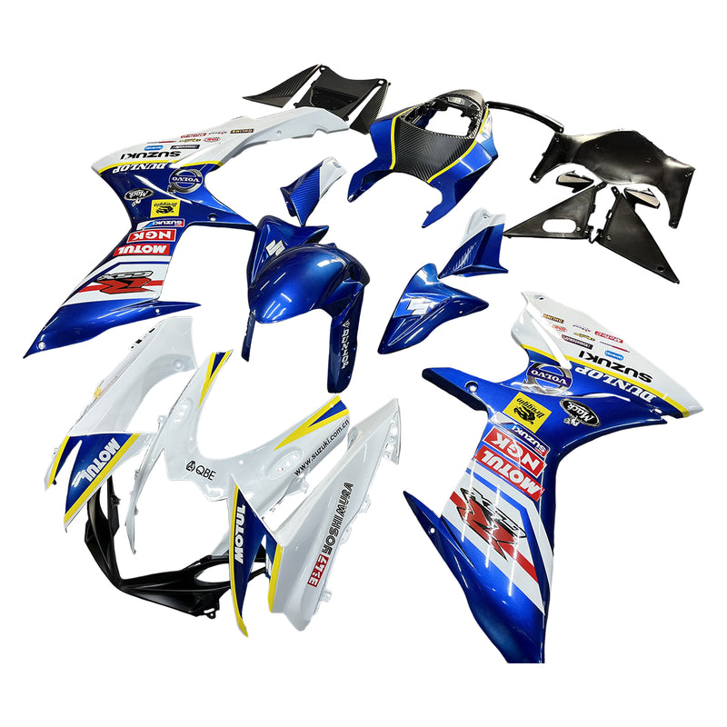 Fairings Plastics 2011-2023 Suzuki GSXR600 GSXR750 K11 Blue White Dunlop  Generic