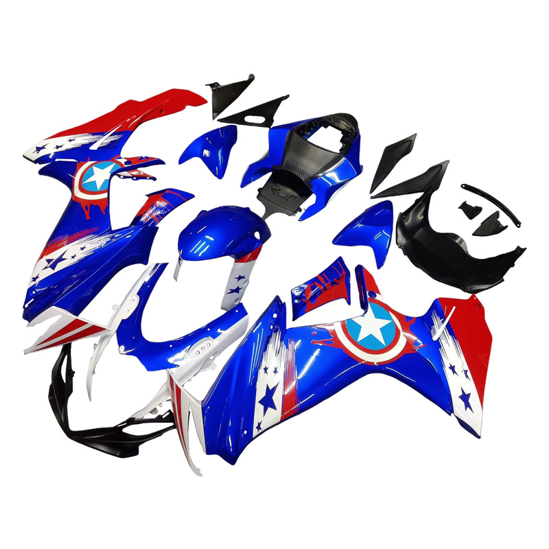 Amotopart  Suzuki GSXR 600/750 2011-2024 K11 Fairing Kit Bodywork Plastic ABS