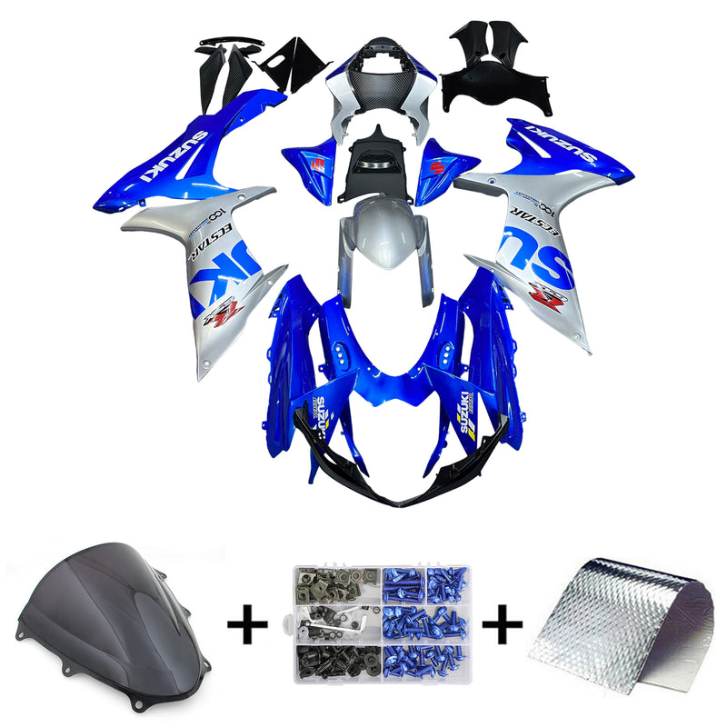 Amotopart  Suzuki GSXR 600/750 2011-2024 K11 Fairing Kit Bodywork Plastic ABS