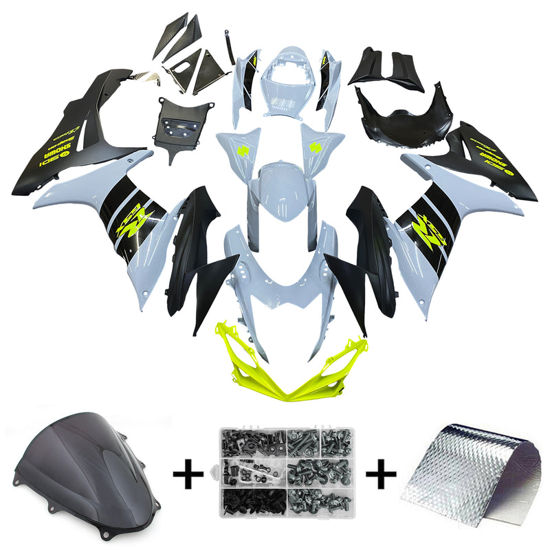 Amotopart  Suzuki GSXR 600/750 2011-2024 K11 Fairing Kit Bodywork Plastic ABS