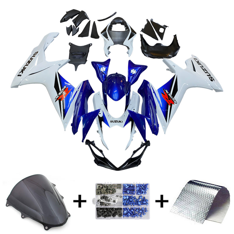 Amotopart  Suzuki GSXR 600/750 2011-2024 K11 Fairing Kit Bodywork Plastic ABS