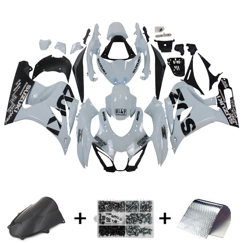 Amotopart Suzuki GSXR1000 2017-2023 K17 Fairing Kit Bodywork Plastic ABS