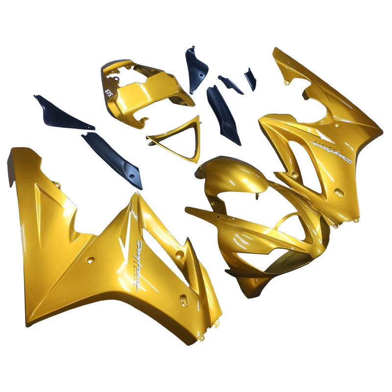 Fit For Triumph Daytona 675 2006-2008 Gold Bodywork Fairing ABS Injection Molding 1