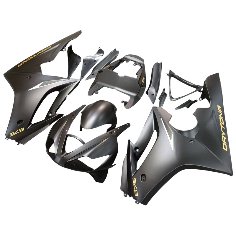 Fairings 2006-2008 Triumph Daytona 675 Black 675 Racing Generic