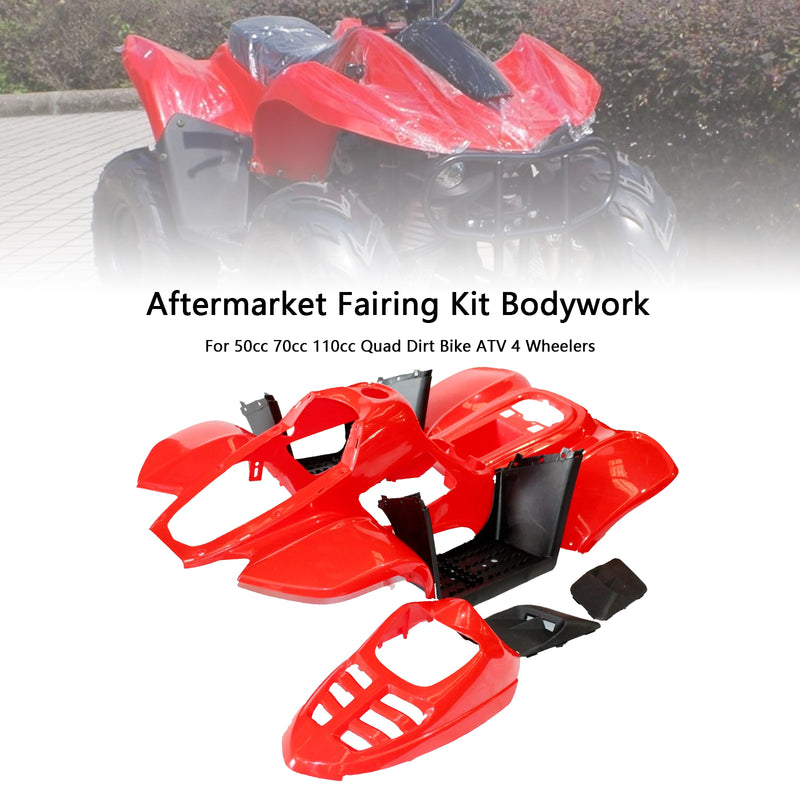 Plastics Fairing Fenders Kit For 50cc 70cc 110cc Dinosaur Quad Dirt Bike ATV