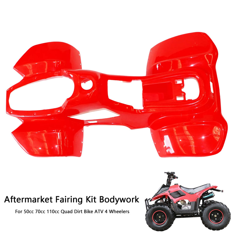 Plastics Fairing Fenders Kit For 50cc 70cc 110cc Dinosaur Quad Dirt Bike ATV