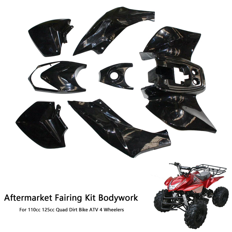 Plastics Fairing Fender Guards Cover Kit For 125cc Tiger Quad Dirt Bike ATV