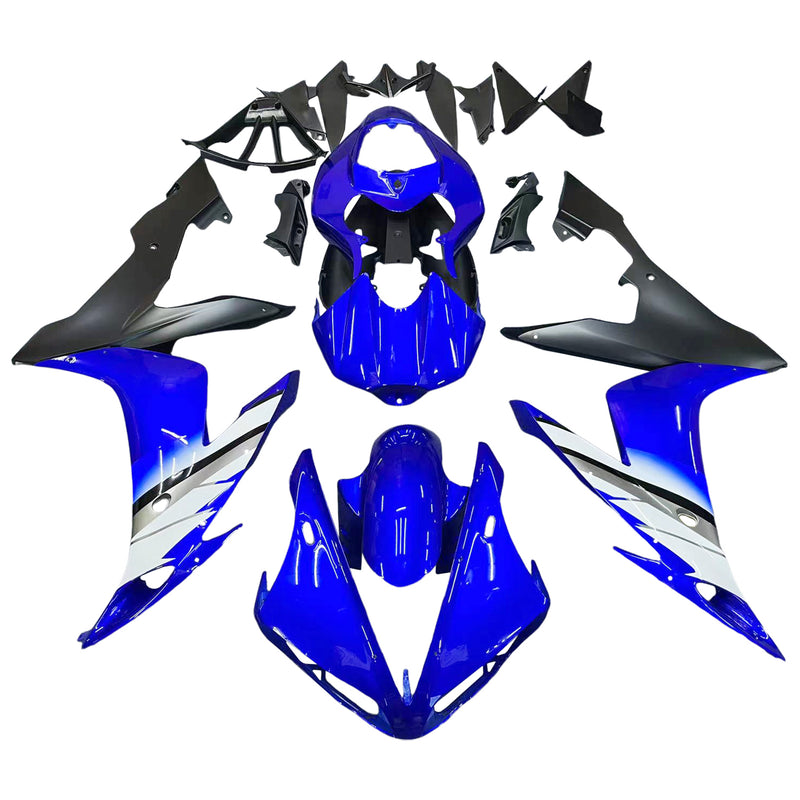 Injection ABS Plastic Fairing Fit for Yamaha 2004-2006 YZF R1 Blue Black Generic