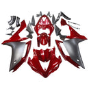 ABS Injection Plastic Kit Fairing Fit Yamaha YZF R1 2007-2008 Black Red Generic