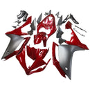 ABS Injection Plastic Kit Fairing Fit Yamaha YZF R1 2007-2008 Black Red Generic