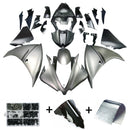 ABS Injection Plastic ABS Fairing Fit for Yamaha YZF R1 2012-2014 Grey Black Generic