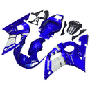 ABS Injection Plastic ABS Fairing Fit for Yamaha YZF R6 1998-2002 Blue White Generic