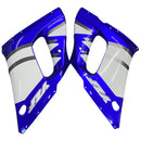 ABS Injection Plastic ABS Fairing Fit for Yamaha YZF R6 1998-2002 Blue White Generic