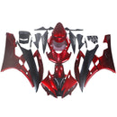 New Red Black Injection Plastic Kit Fairing Fit for Yamaha 2006 2007 YZF R6 Generic