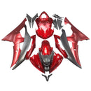Fairing Injection Plastic Body Kit Fit For YAMAHA YZF-R6 2008-2016 Matte Red Black Generic