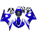 Fairing Injection Plastic Kit Fit For YAMAHA 2003 2004 YZF R6 Blue White Generic