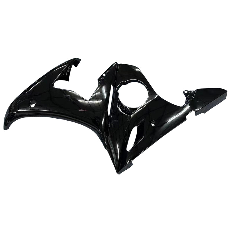 Fairing Injection Plastic Kit w/bolt Fit For YAMAHA 2005 YZF R6 Gloss Black Generic