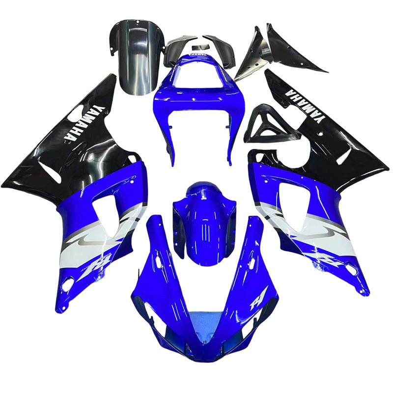 Fairings 2000-2001 Yamaha YZF-R1 Blue Black R1 Racing Generic